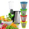 Rolling Pins Home One-Touch Control 4 In 1 Stainless Steel Electric Salad Maker W/Attachments