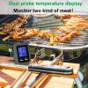 Wireless Digital Meat Thermometer with Dual Probe For BBQ Food Cooking XH