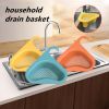 4 Pcs Triangle Colander Strainer Skimmer Basket Filter Swan-Shaped Drain Kitchen Sink Rack