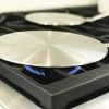 7.5Inch Heat Diffuser Simmer Ring Plate, Stainless Steel with Stainless Handle, Induction Adapter Plate for Gas Stove Glass Cooktop Converter, Flame G