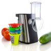 Rolling Pins Home One-Touch Control 4 In 1 Stainless Steel Electric Salad Maker W/Attachments