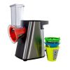 Rolling Pins Home One-Touch Control 4 In 1 Stainless Steel Electric Salad Maker W/Attachments