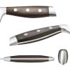 Cutting Tool Set homgeek 8 Pieces Kitchen Cutting Tool Block Set with Sharpener German 1.4116 Stainless Steel Blade Pakka Wood Handle and Kitchen Scis