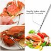 12 piece set Seafood Tools Crab Crackers Nut Cracker Forks Set Opener Shellfish Lobster