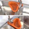 4 Pcs Triangle Colander Strainer Skimmer Basket Filter Swan-Shaped Drain Kitchen Sink Rack