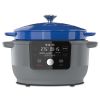 Instant Electric Precision Dutch Oven, 5-in-1: Braise, Slow Cook, Sear/SautÃ©, Cooking Pan, Food Warmer, Enamel Coated, Cast Iron, 6-Quart, 1500W, Red