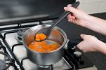 Slotted Silicone Serving Spoon High Heat Resistant Hygienic Design for Cooking Draining & Serving Kitchen Utensil