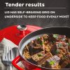 Instant Electric Precision Dutch Oven, 5-in-1: Braise, Slow Cook, Sear/SautÃ©, Cooking Pan, Food Warmer, Enamel Coated, Cast Iron, 6-Quart, 1500W, Red