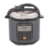 1000W Push-button stainless steel electric pressure cooker 13 in 1 cooking mode, Stainless steel color